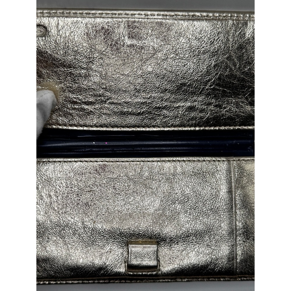 Coach Brown Signature Canvas & Gold Leather Slim Wallet Card Holder - Picture 9 of 9